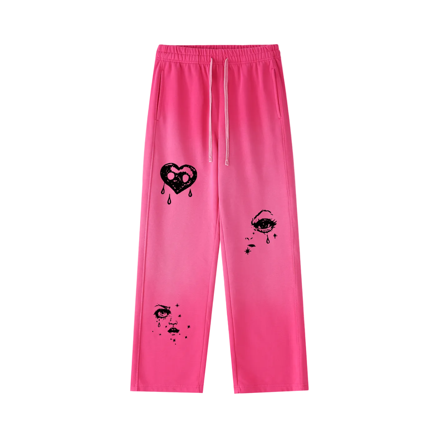Alyzon: Pink Faded Sweatpants