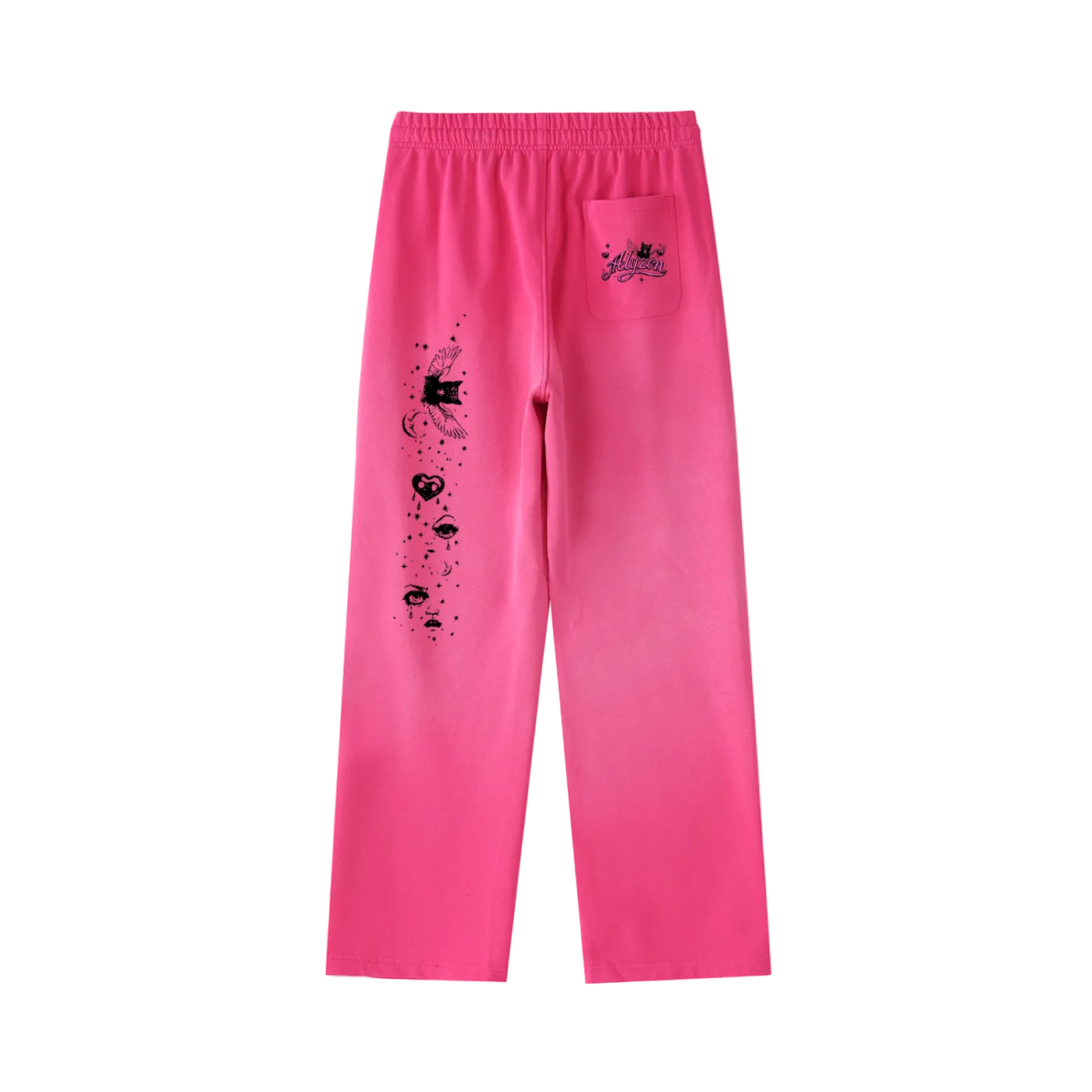 Alyzon: Pink Faded Sweatpants