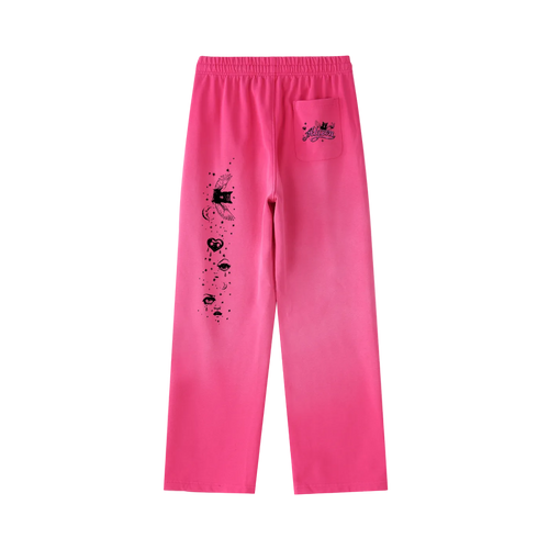Alyzon: Pink Faded Sweatpants